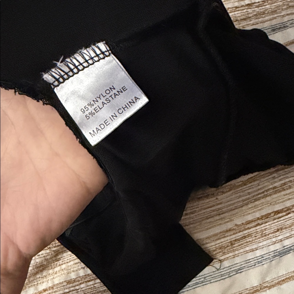 Princess Polly Black Sheer Bodysuit - Picture 7 of 10